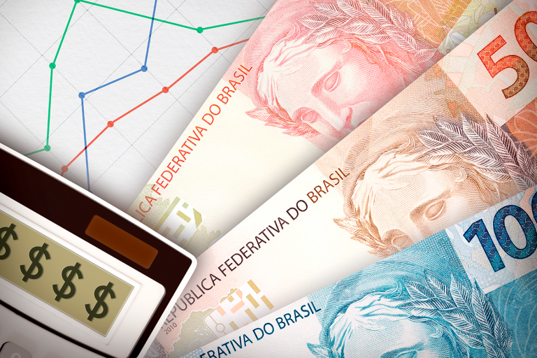 queda do real frente ao dólar