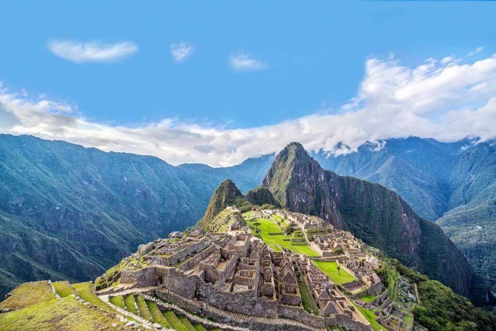 Machu Picchu um dos destinos na América do Sul