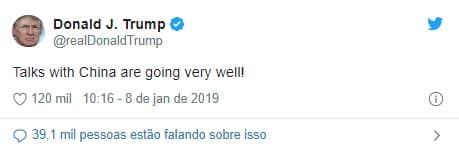 O Presidente Trmp alfinetou o Fed e o governo de Barack Obama.