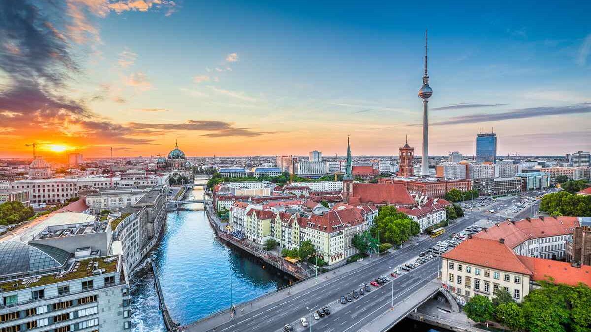 Visão panorâmica da cidade de Berlim