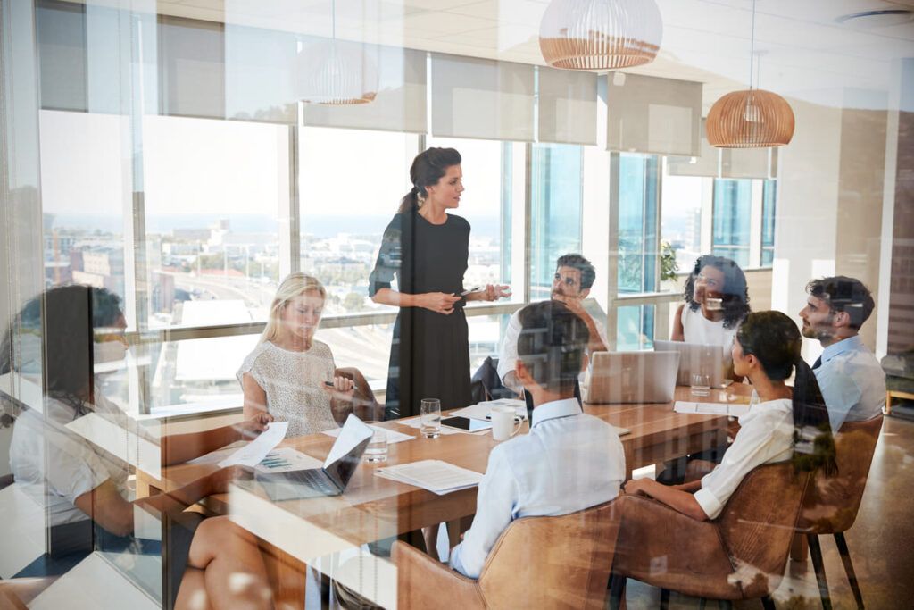 Liderança feminina em ação