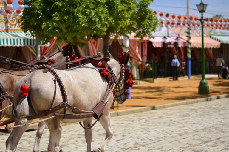 Imagem da Feria para falar sobre a cultura da espanha.