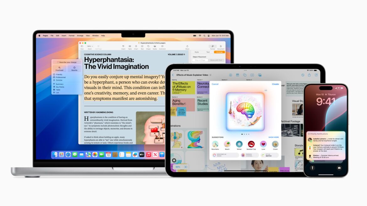 Apple Intelligence: o sistema de inteligência pessoal para iPhone, iPad e Mac