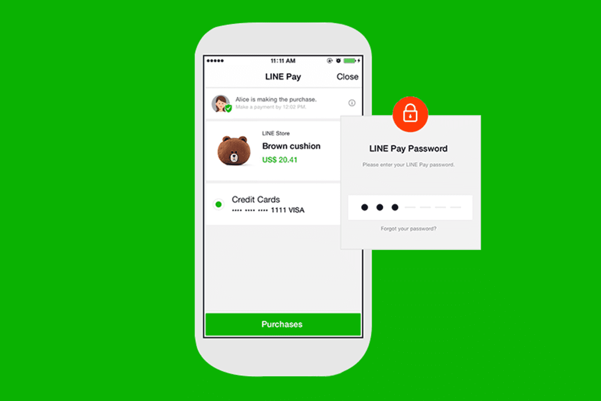 LINE Pay é um aplicativo para mandar dinheiro