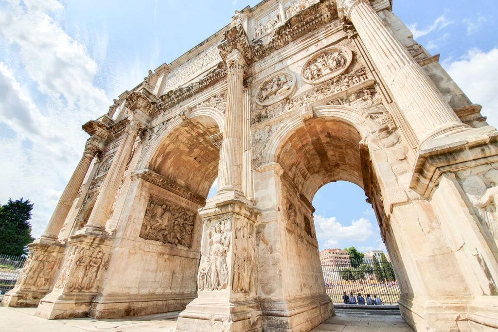 Arco de Constantino, em Roma