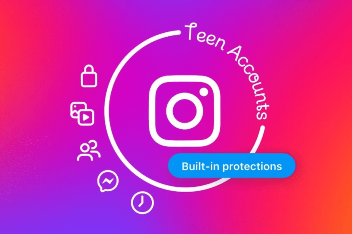 Meta anunciando nova Conta de Adolescente no Instagram