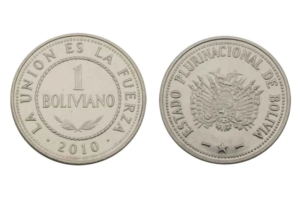 Moeda de 1 boliviano