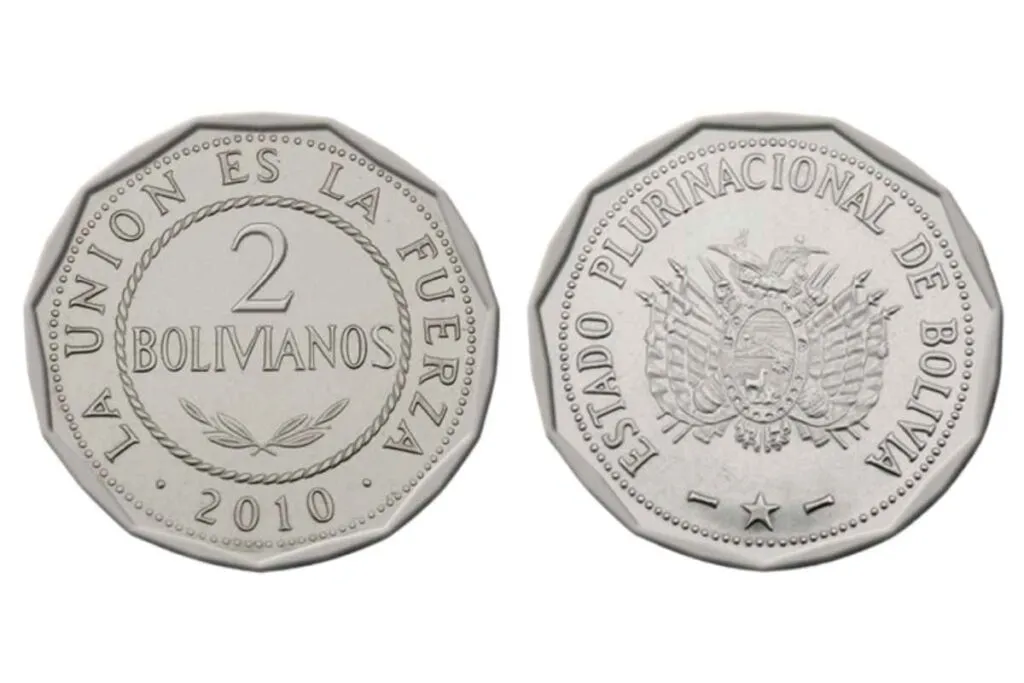 Moeda de 2 bolivianos