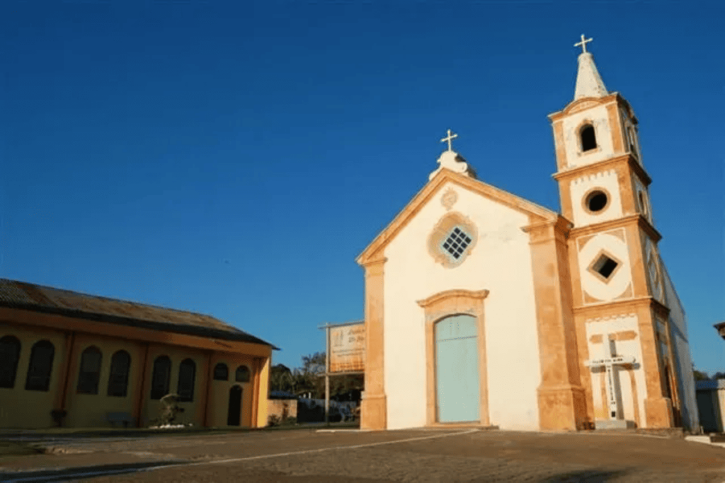 Capela São João Batista em Penha durante o dia