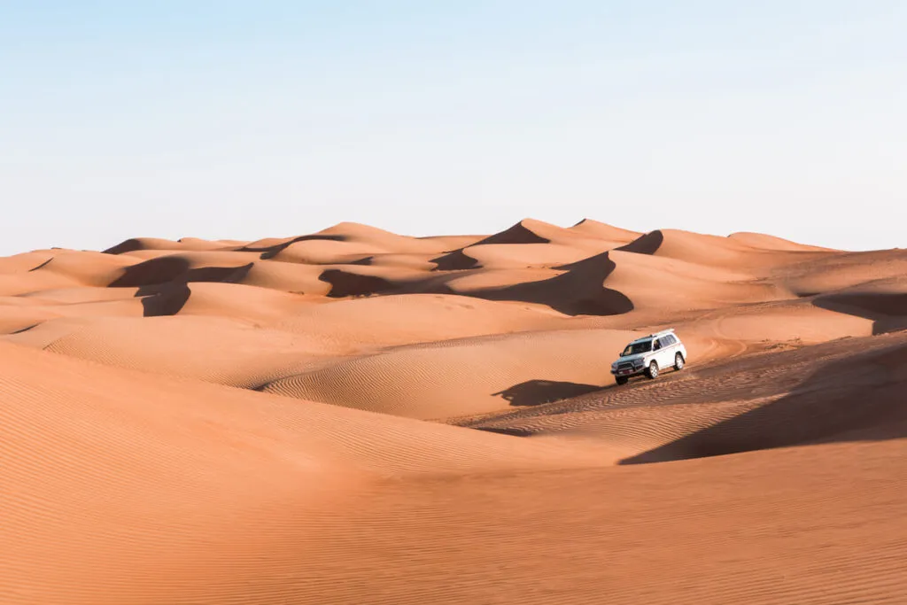 Deserto de Wahiba, em Omã