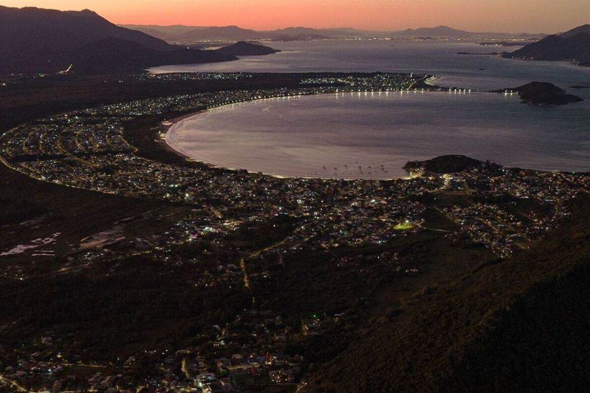 Foto aérea de Guarda do Embaú