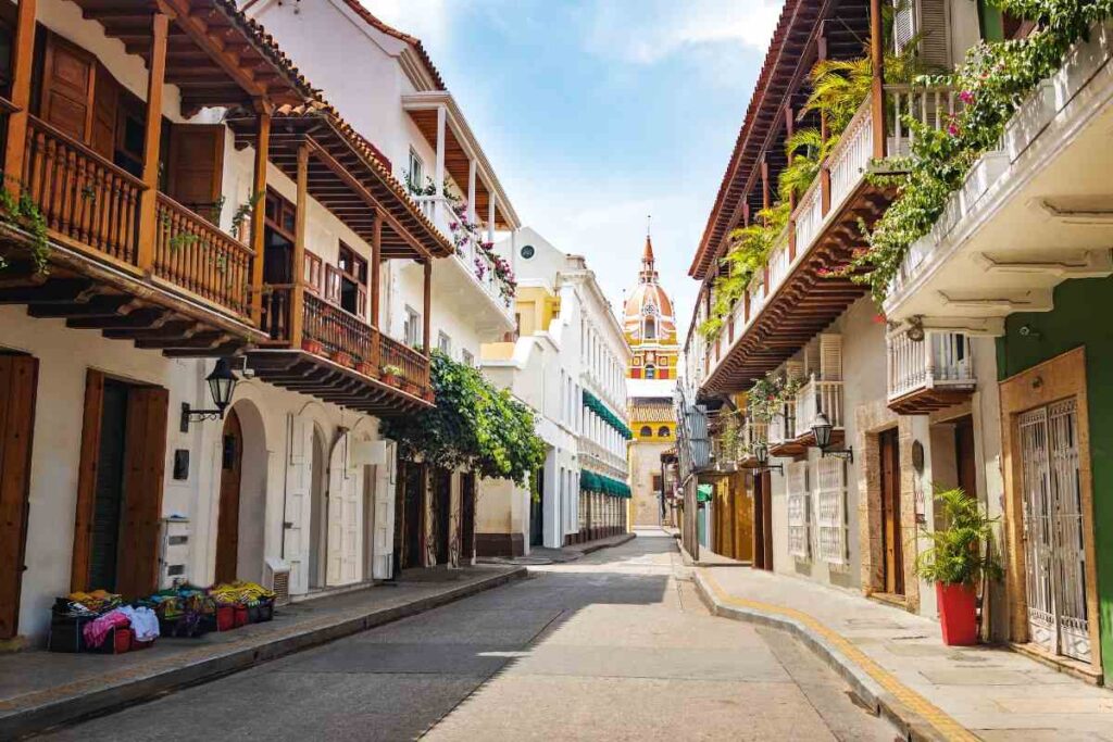 Rua em Cartagena, Colômbia