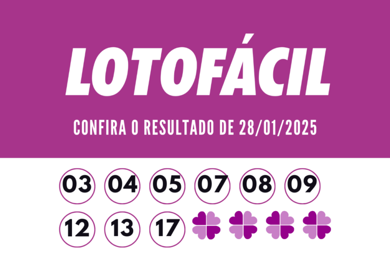 Resultado Lotofácil 3305: com prêmio de R$ 1,7 milhão, confira os números sorteados hoje, terça-feira (28)