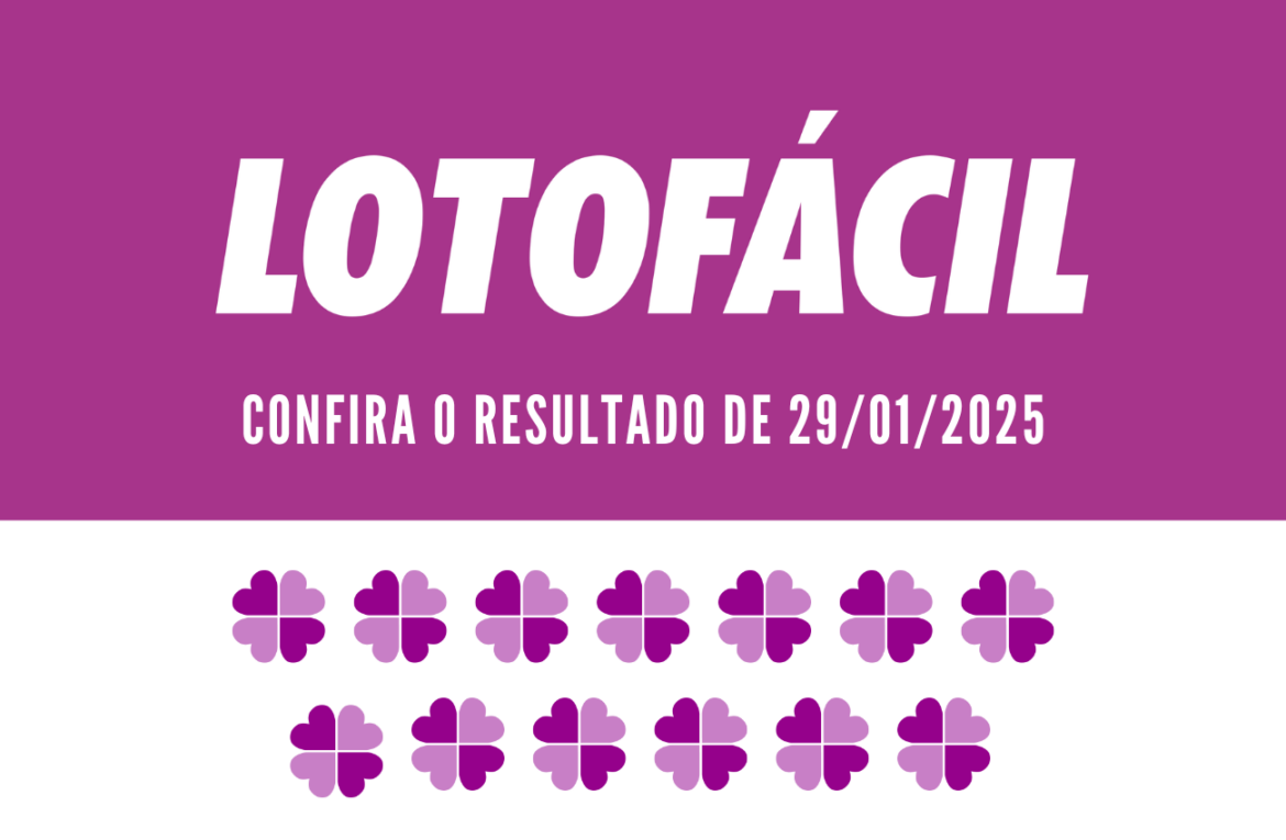 Resultado da Lotofácil 3306 : prêmio de R$ 1,7 milhão para quem acertar todas as 15 dezenas sorteadas nesta quarta-feira (29). Saiba mais!