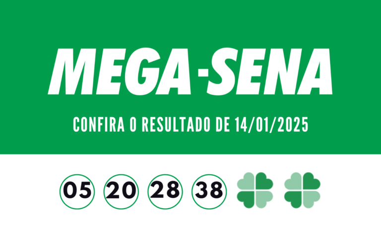 Resultado Mega-sena 2815 de hoje, terça-feira (14): prêmio de R$ 34 milhões