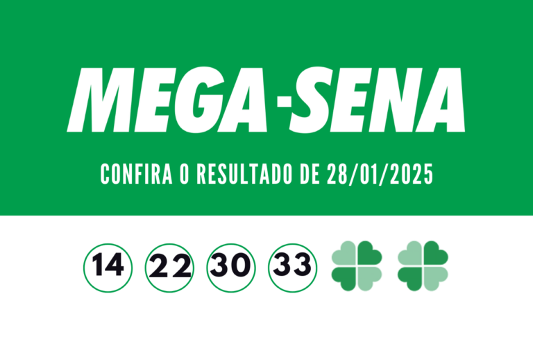 Resultado Mega-sena 2821: com prêmio de R$ 3,5 milhões, confira os números sorteados hoje, terça-feira (28)