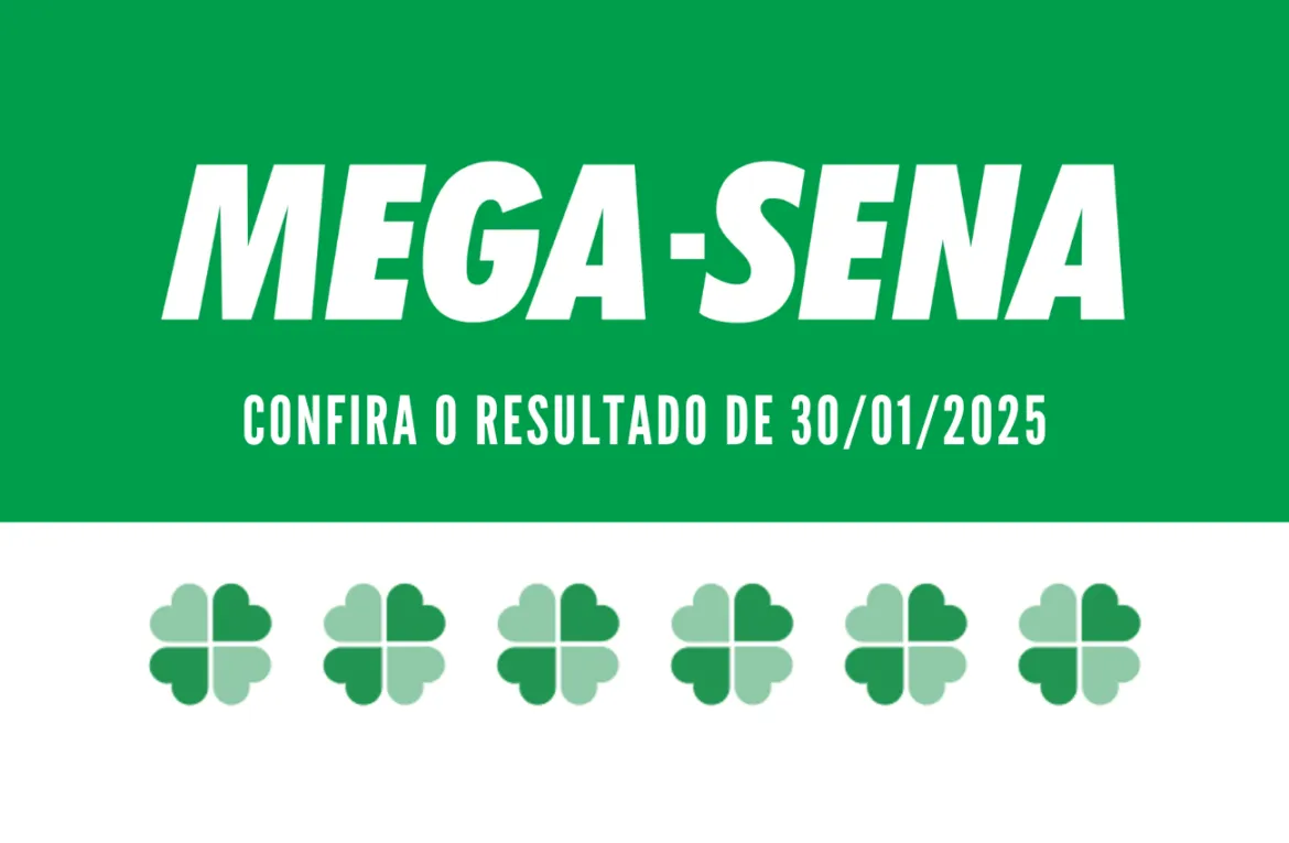 Resultado da Mega-Sena 2822: O sorteio desta quinta-feira, 30/01/2025, traz um prêmio estimado em R$ 6 milhões para quem acertar as 6 dezenas sorteadas.