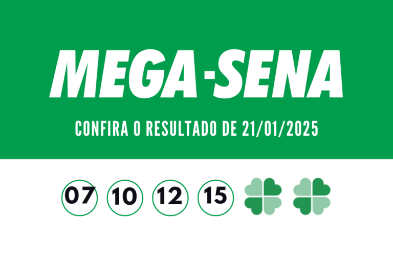 Resultado Mega-sena 2818 de hoje, terça-feira (21): prêmio de R$ 7 milhões