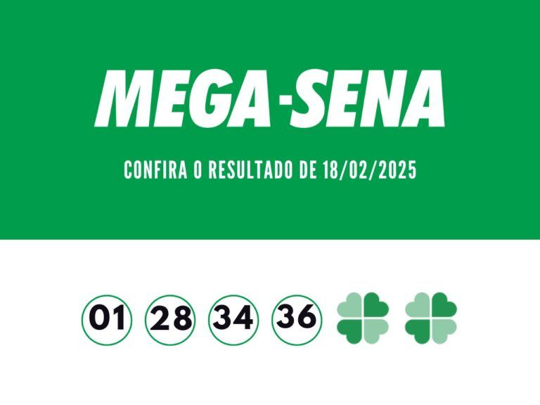 Resultado da Mega-Sena 2830: Confira os números sorteados pela Caixa hoje (18)