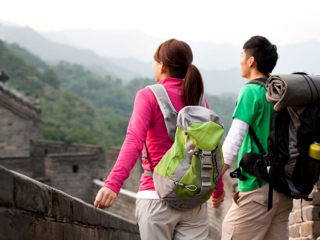 Casal na Muralha da China